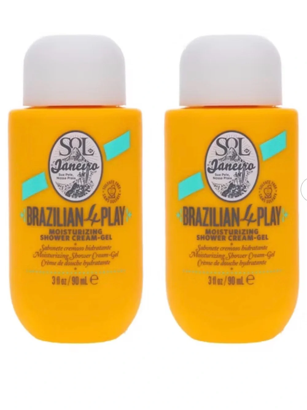 Sol de Janeiro Brazilian 4 Play Shower Gel Cheirosa '62 3 fl oz 2 Pack